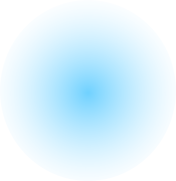 blurred blue gradient circle